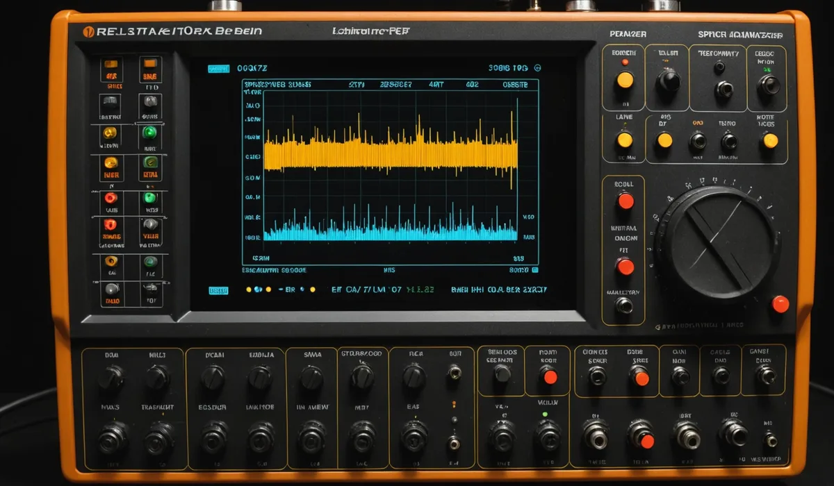 RF test bench with power amplifier module under load-pull characterization